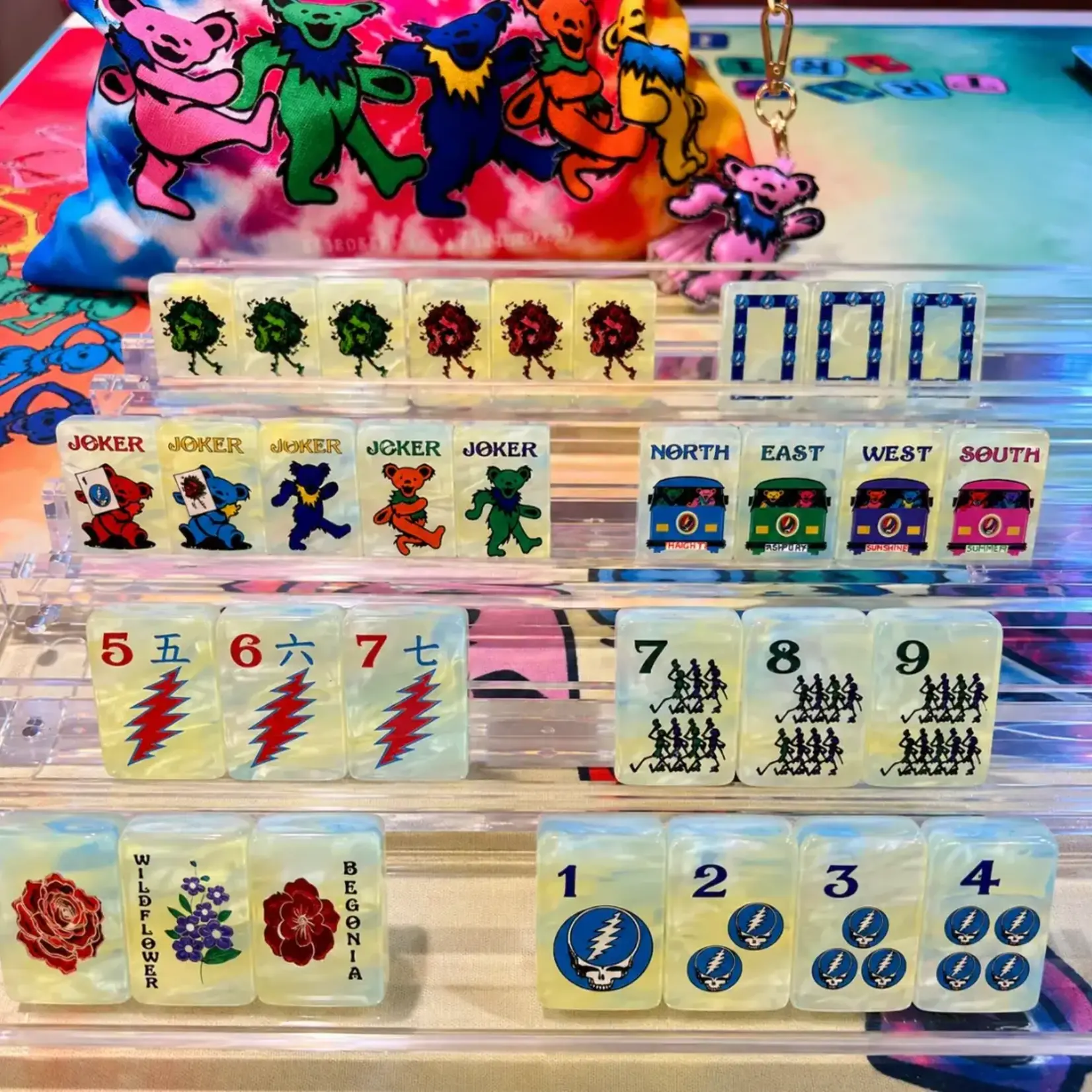 Bespoke Mahjong Grateful Dead x Bespoke Mahjong - SUNSHINE DAYDREAM TIE DYE PEARL