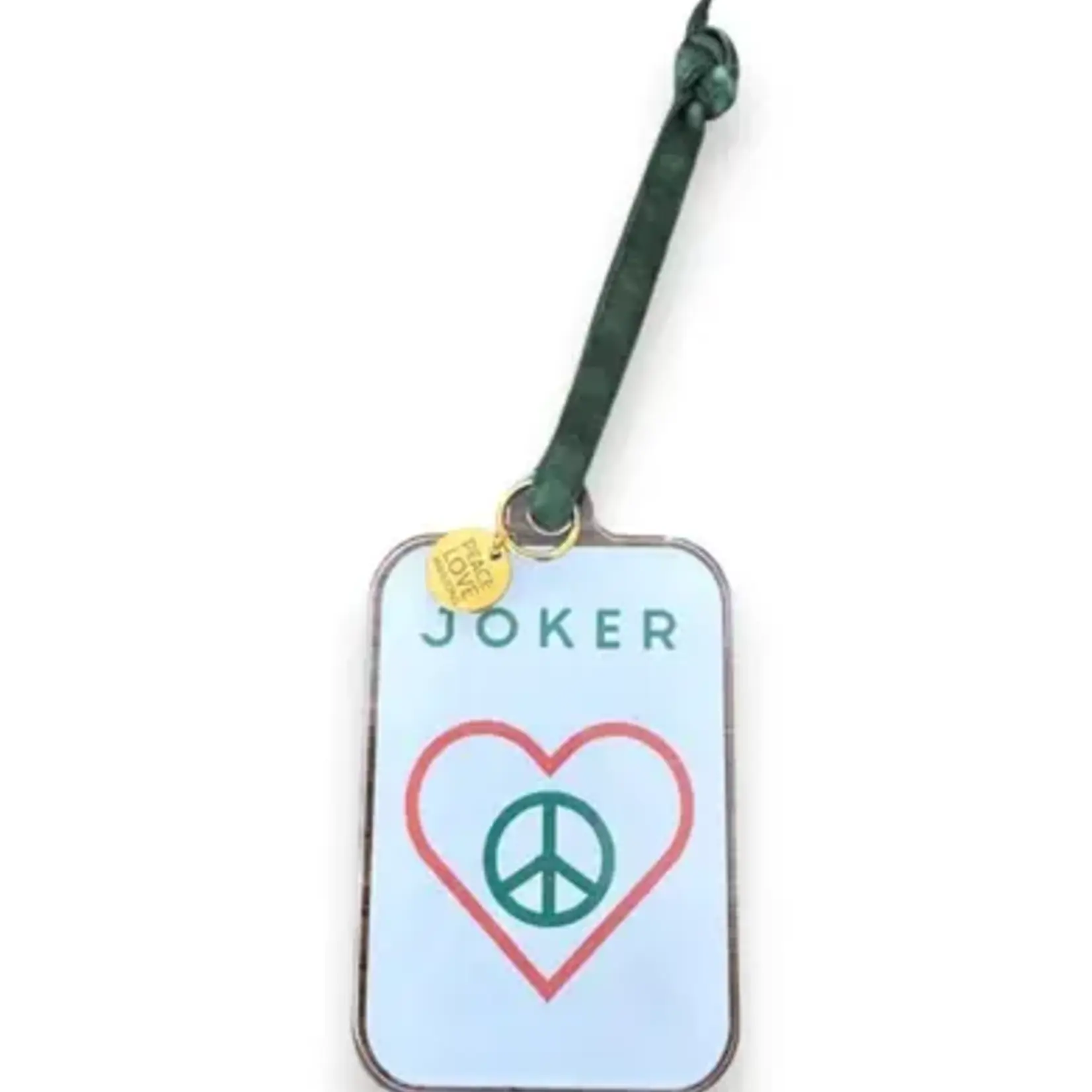 Peace Love Mahjong Desert Dreams Joker Acrylic Ornament