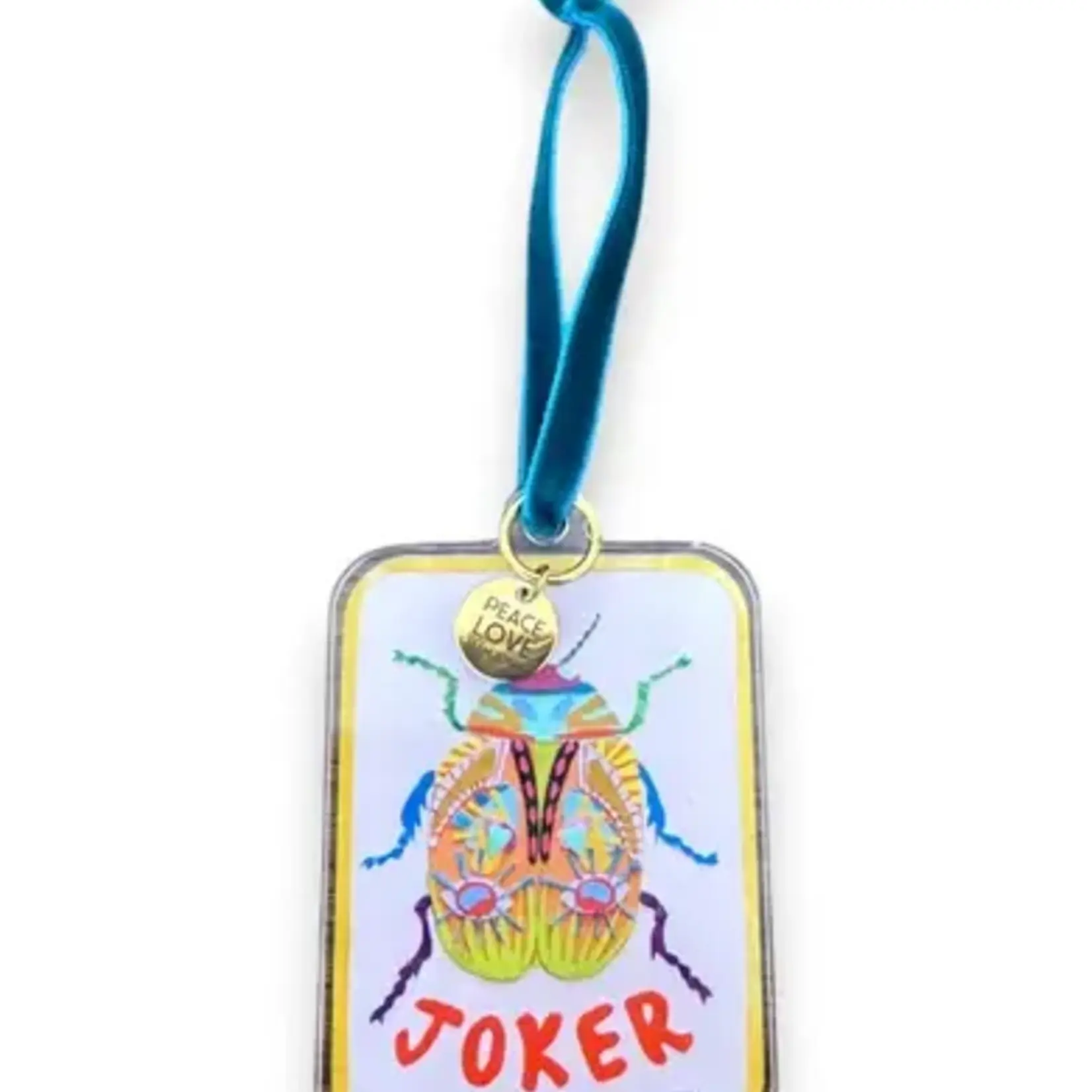 Peace Love Mahjong Scarab of Fortune Caitlin Peters x Peace Love Mahjong Acrylic Ornament