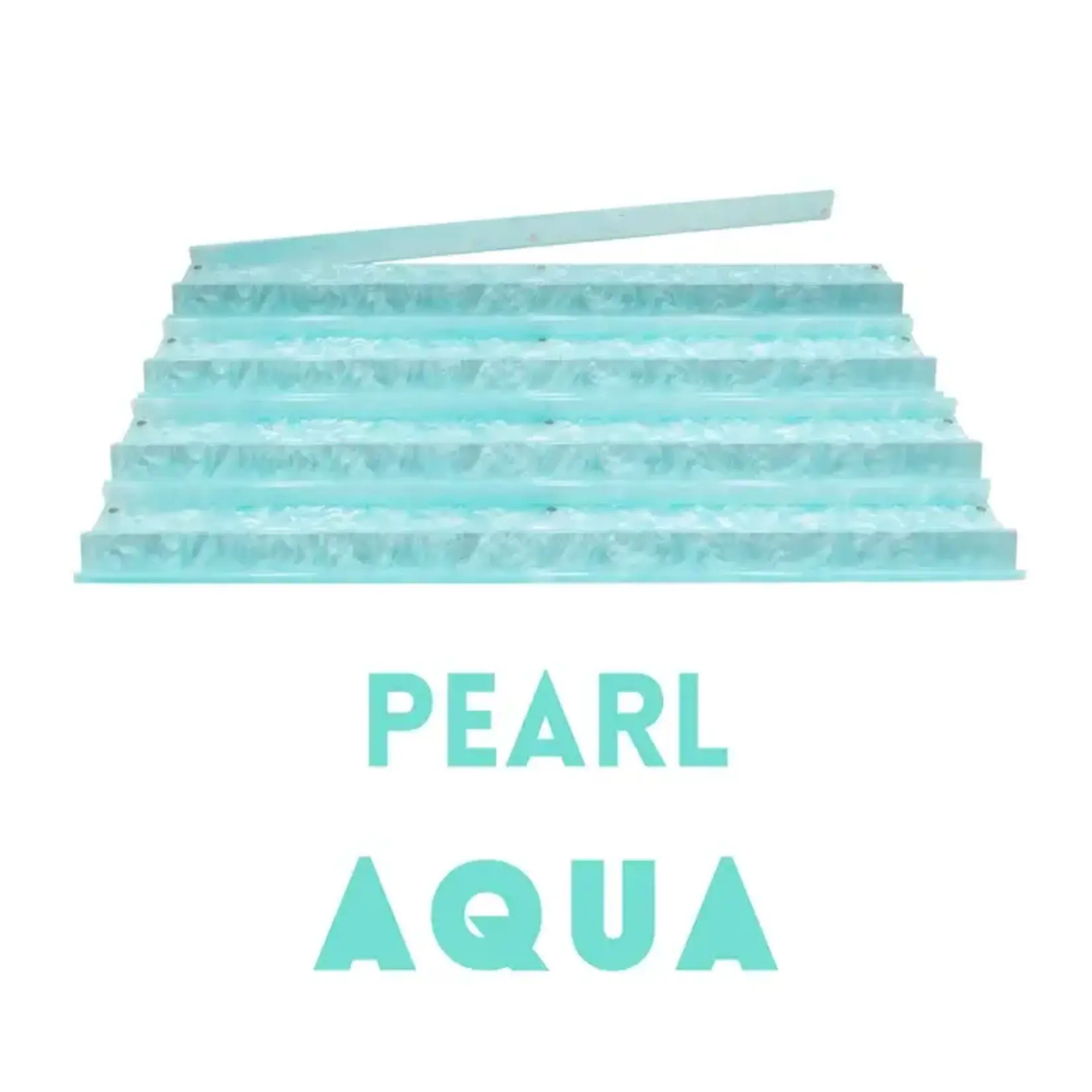 My Fair Mahjong Pearl Aqua Premium Acrylic Mahjong Racks