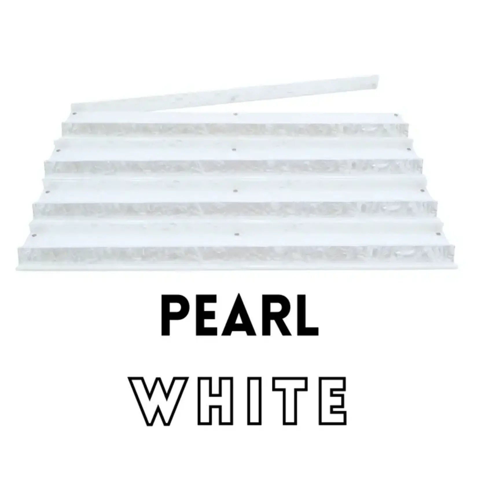 My Fair Mahjong Pearl White Premium Acrylic Mahjong Racks
