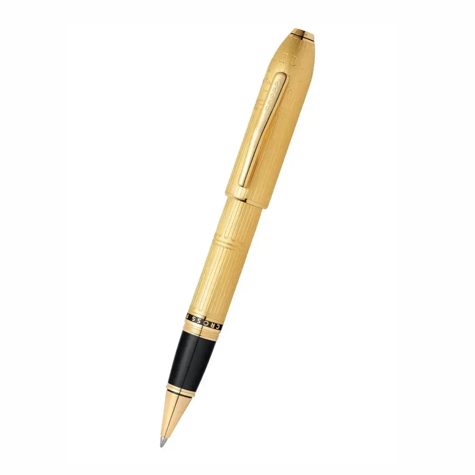 A. T. Cross Peerless™ Citizen London 23KT Gold Plate with 23KT Gold-Plated Appointments Selectip® Rollerball Pen