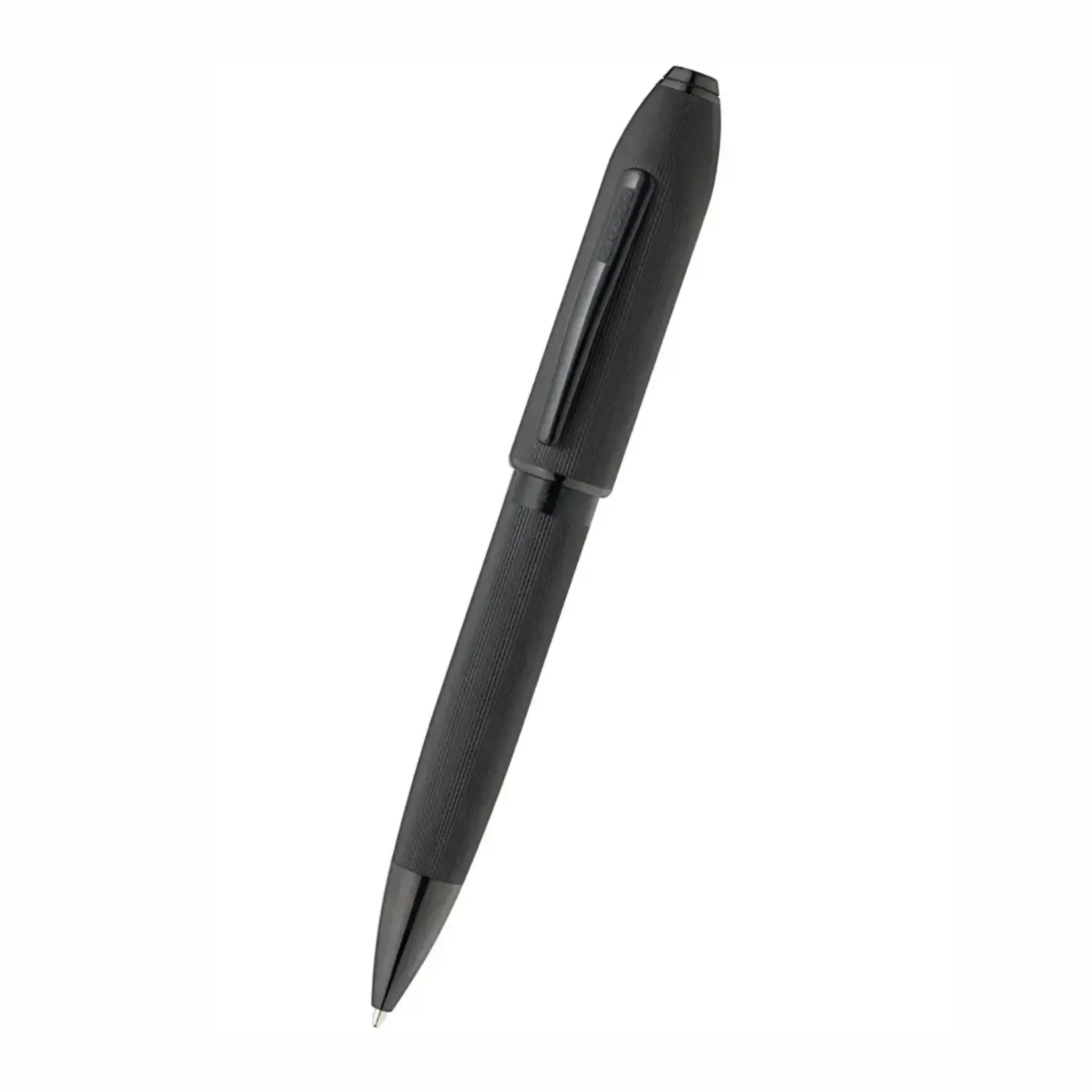 A. T. Cross Peerless™ Polished Black Pvd Engraved Diamond Pattern with Black Pvd Appointments and Swarovski Crystal Ballpoint Pen