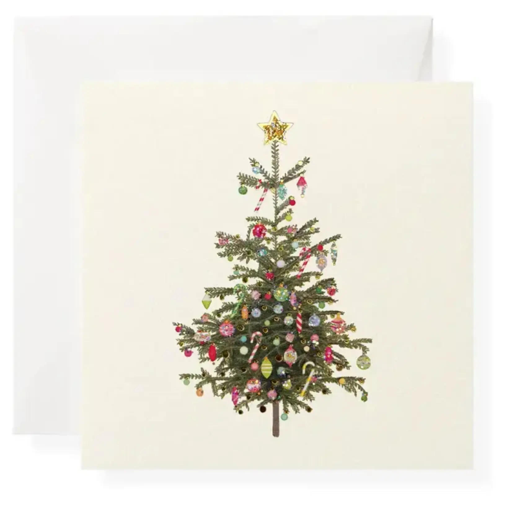 Karen Adams Designs Festive Fir Tree Individual Gift Enclosure