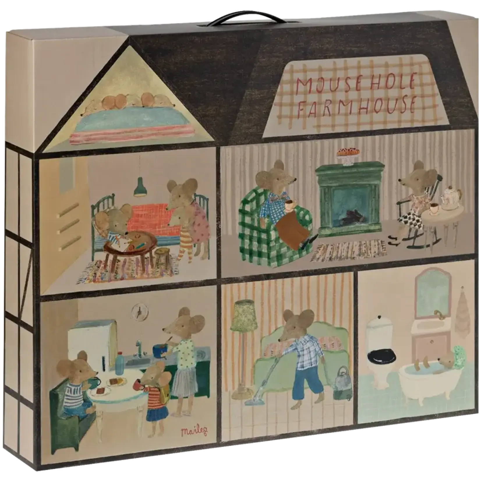 Maileg USA Mouse hole Farmhouse