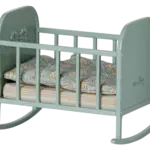 Maileg USA Cradle, My - Blue mint
