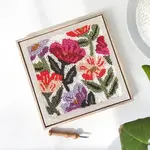 The Urban Acres Wildflower Square Punch Needle Kit