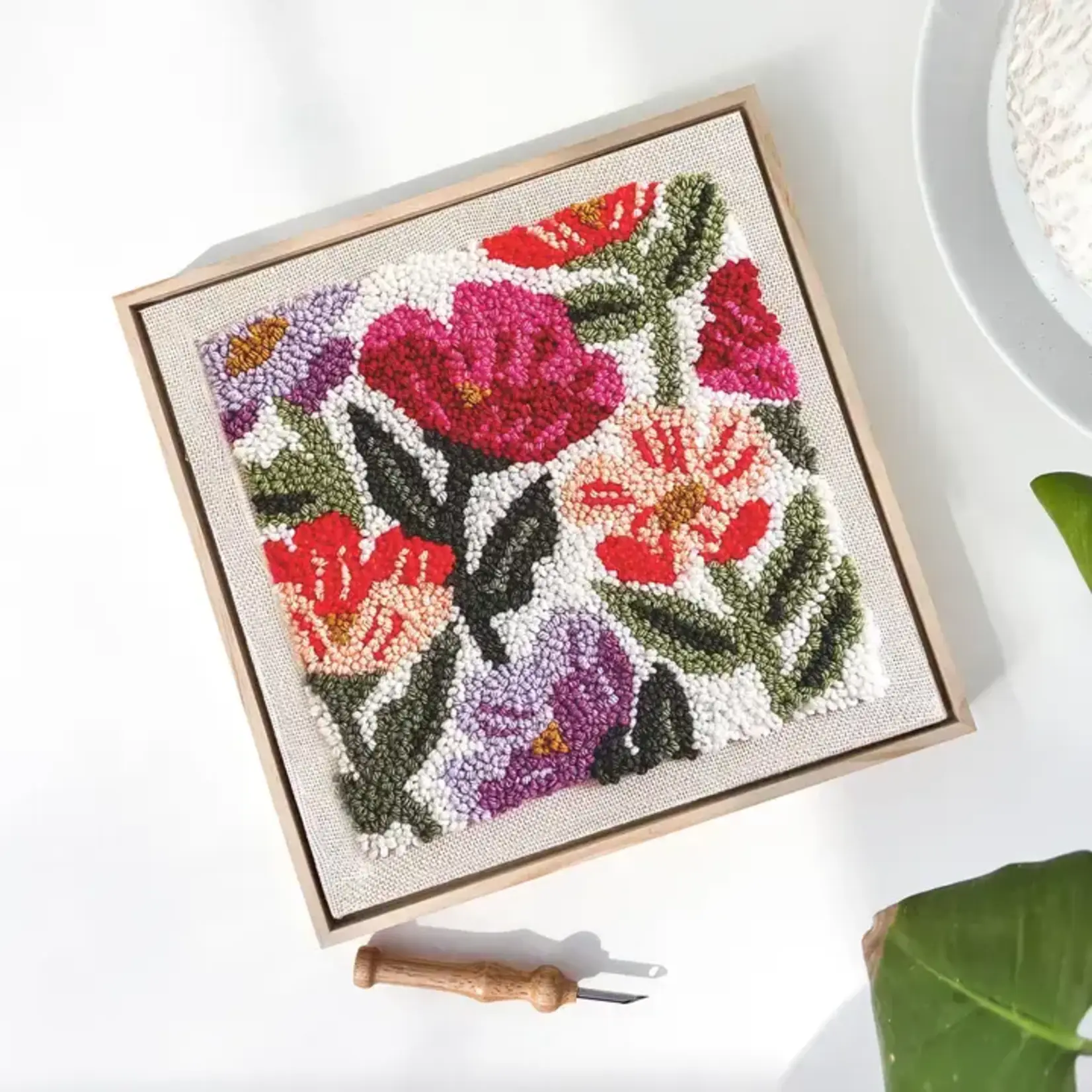The Urban Acres Wildflower Square Punch Needle Kit