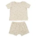 Oh Baby! Natural Mini Fish Shorts Set