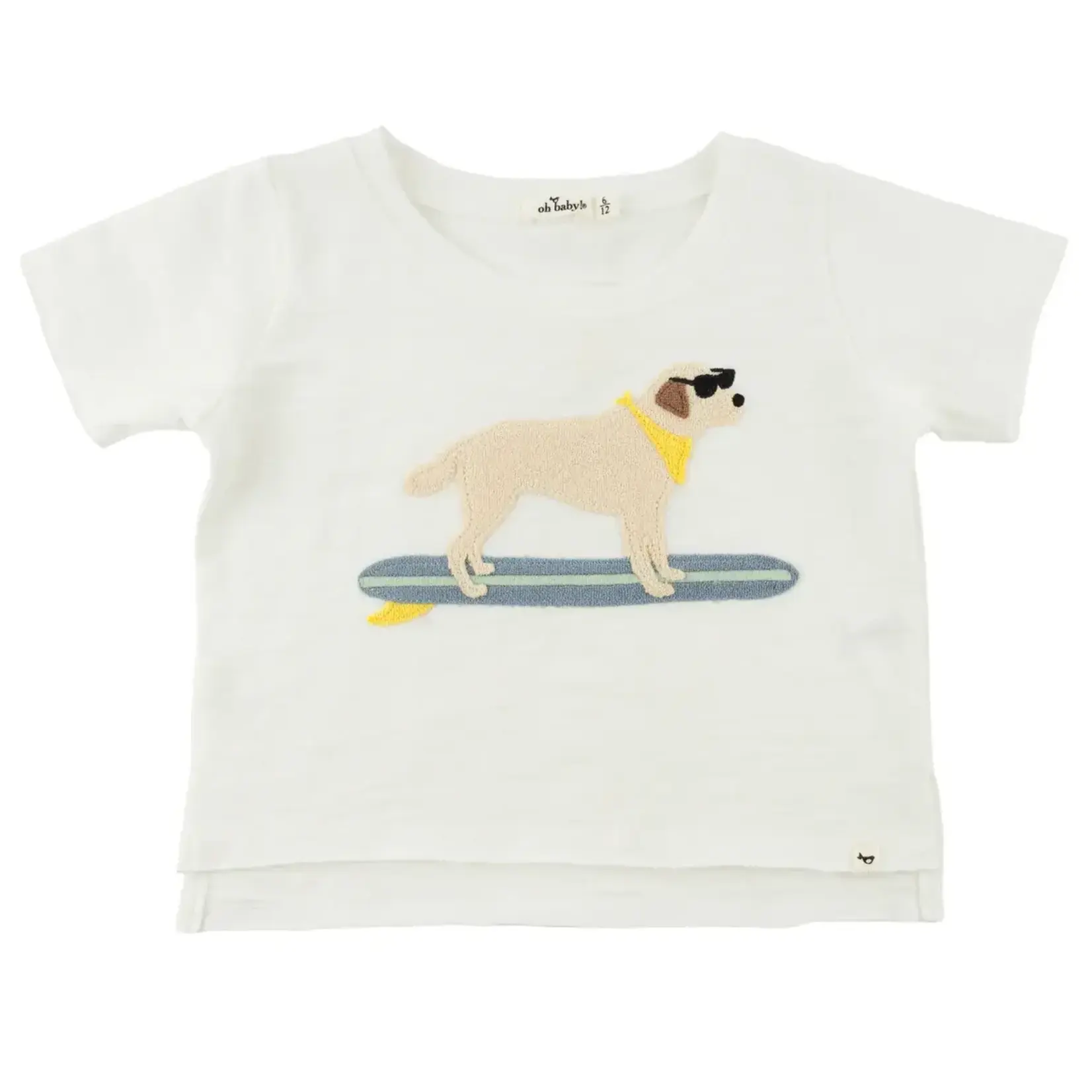 Oh Baby! Oyster Surfing Dog Tee