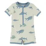 Oh Baby! Natural Fish Spring Rashguard Suit