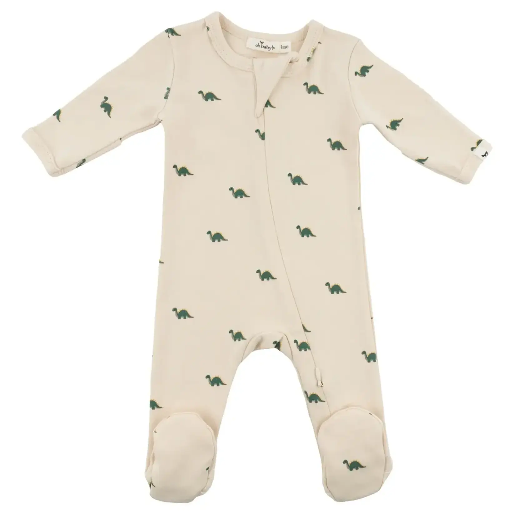 Oh Baby! Natural Mini Dinos Footie