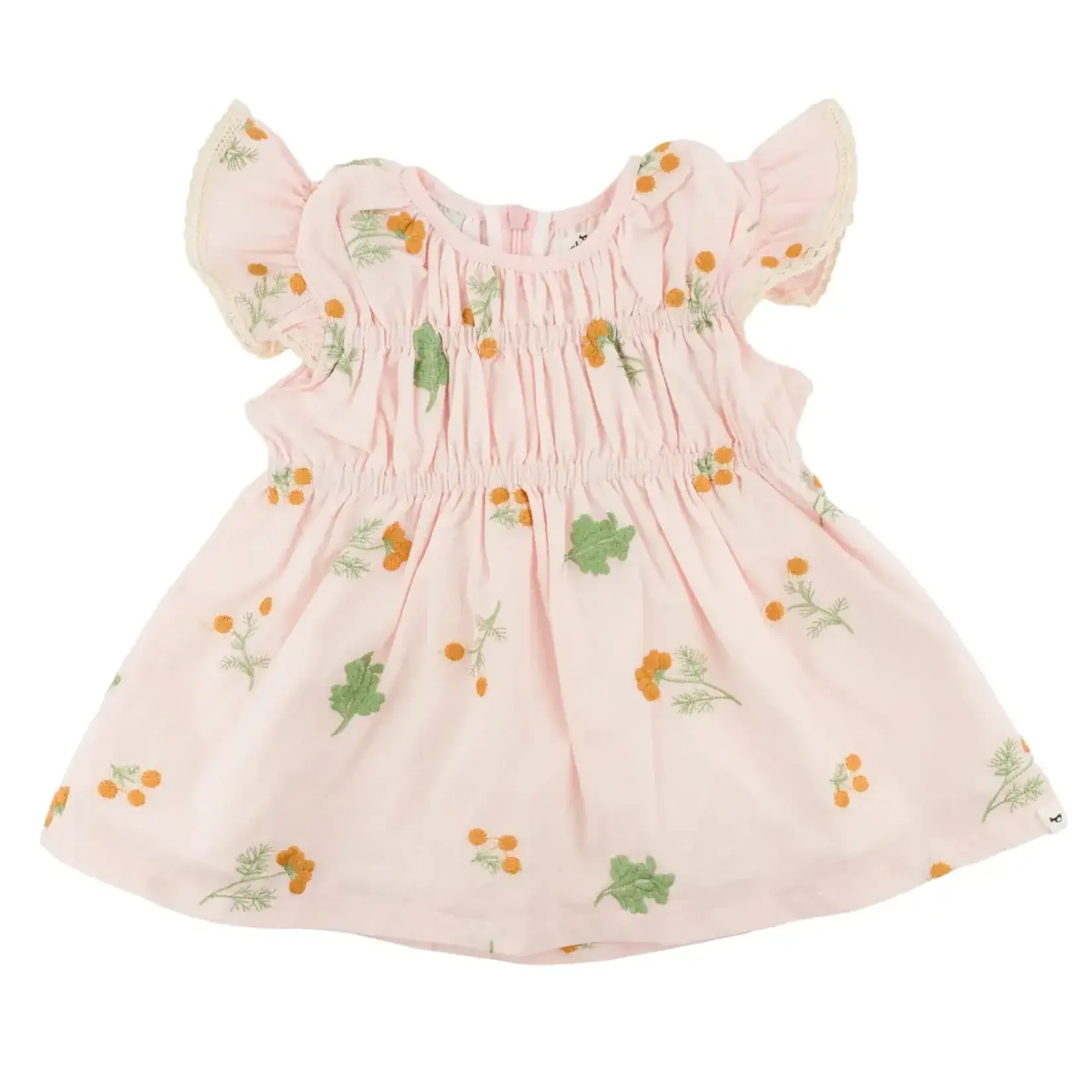 Oh Baby! Pale Pink Sunflower Bloom Dress