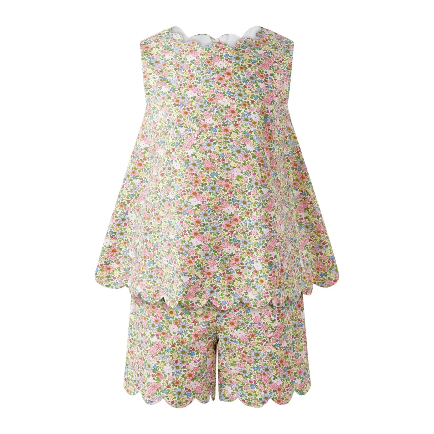 Rachel Riley Floral Scalloped Set
