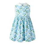 Rachel Riley Hydrangea Peter Pan Collar Dress