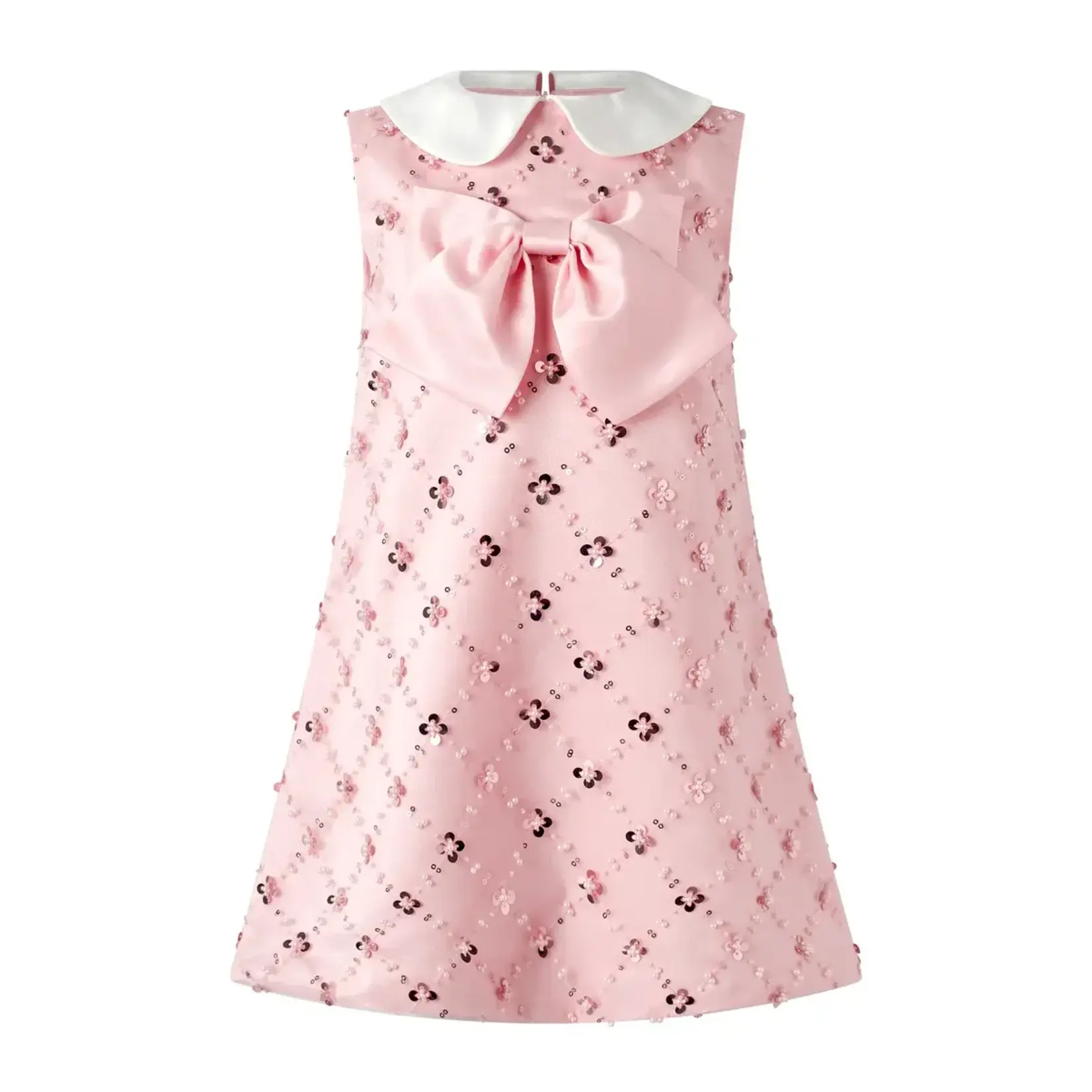 Rachel Riley Pink Sequin Party Dress
