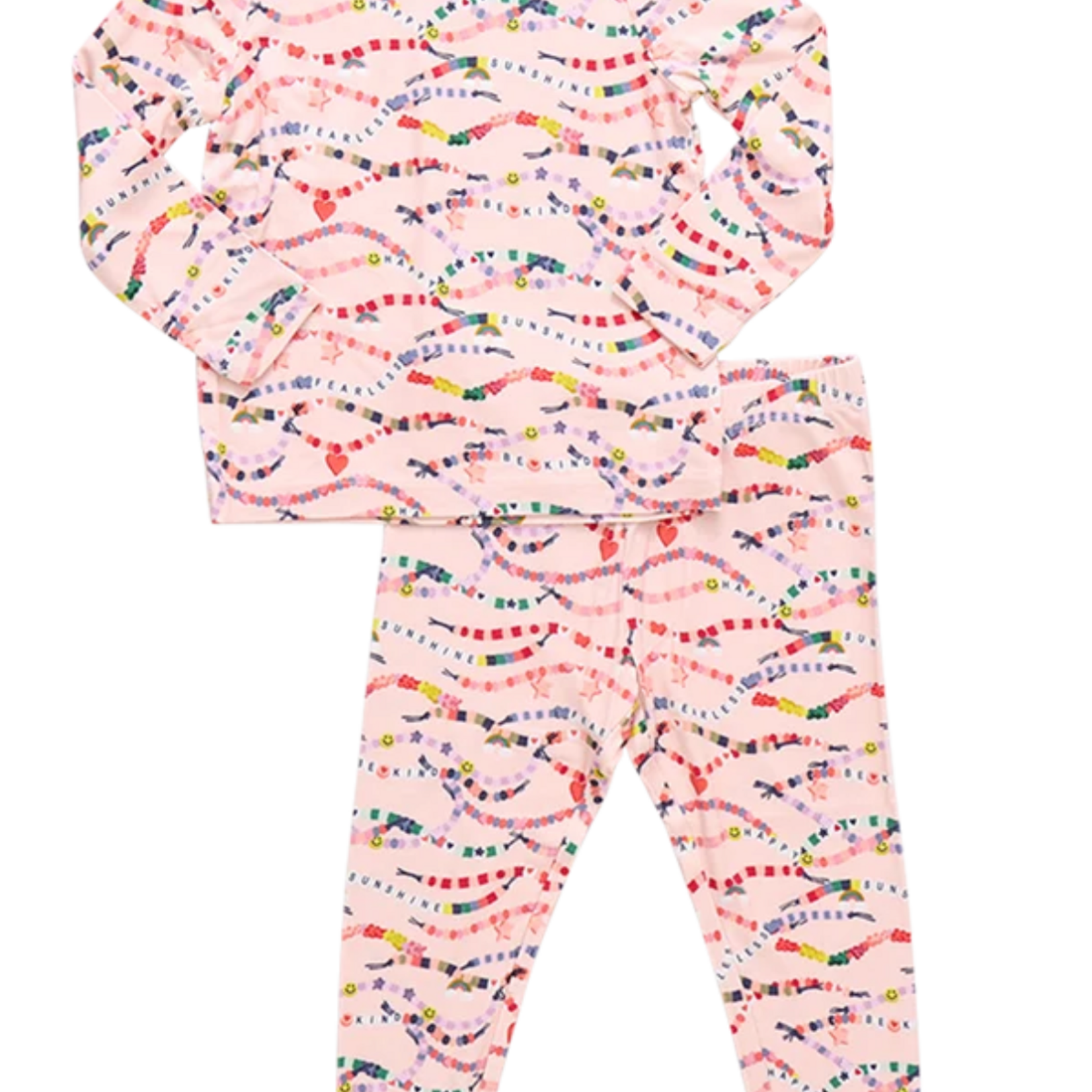Pink Chicken Friendship Bracelet Bamboo Pajamas