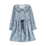 Beet World Blue & Mustard Wildflowers Adelaide Dress