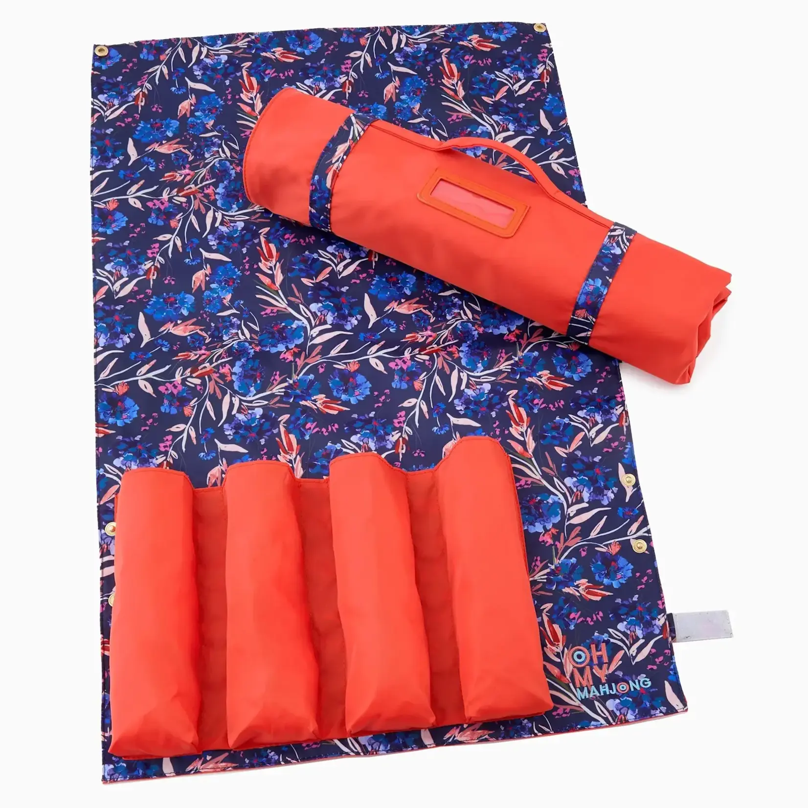 Oh My Mahjong Orange Rack Storage Bag