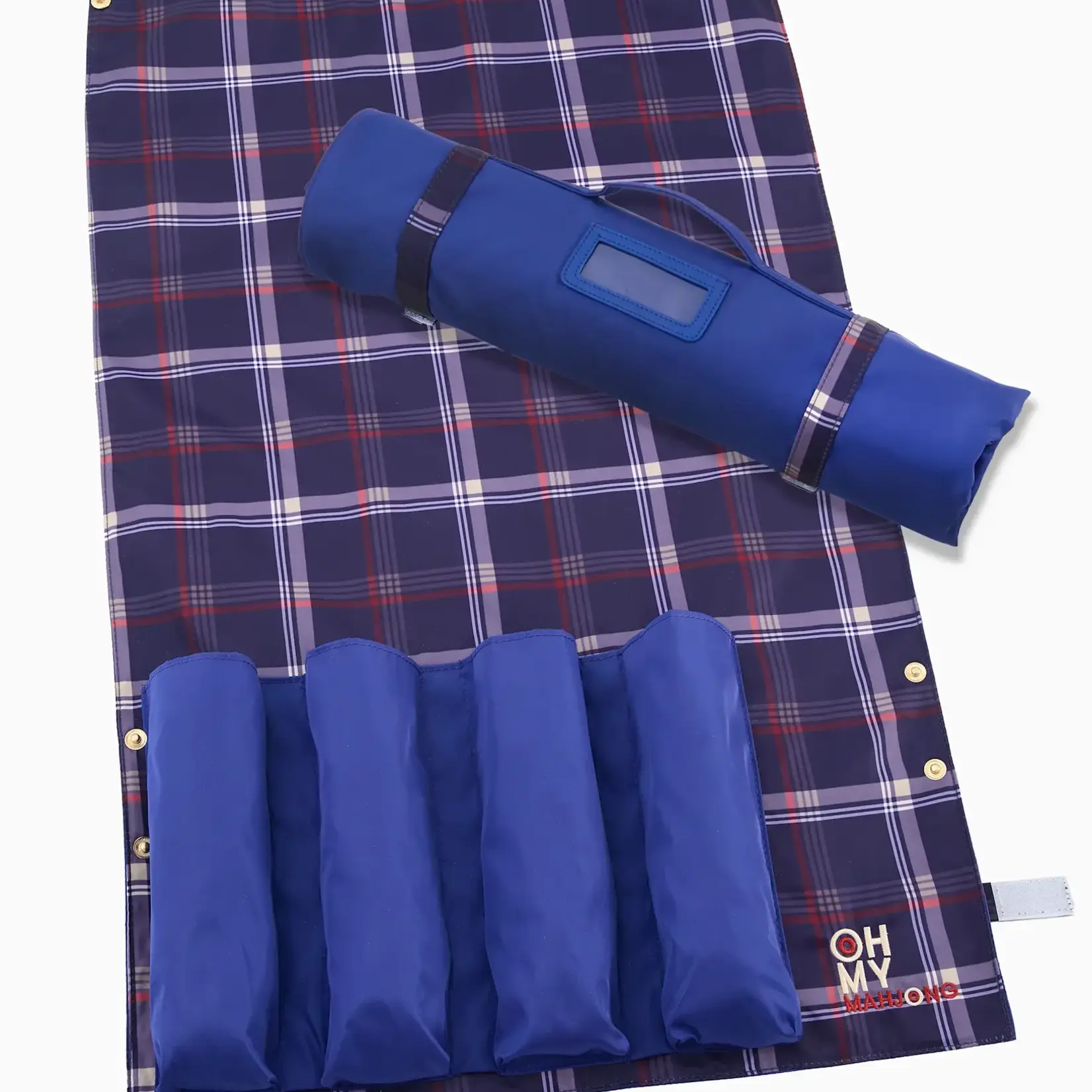 Oh My Mahjong Navy Rack Storage Bag