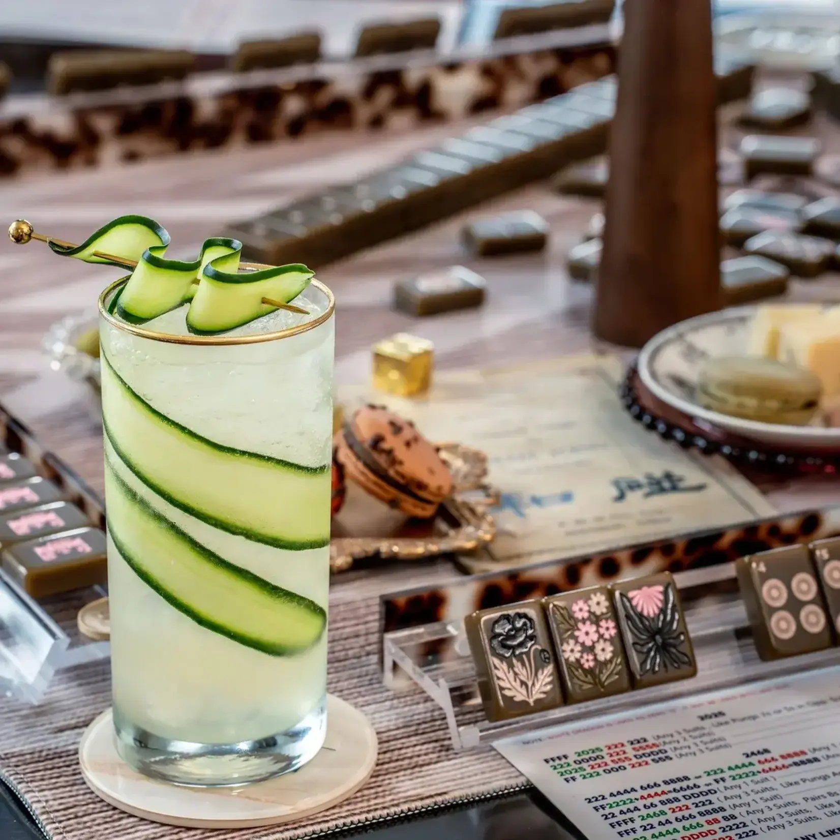 Haus of Tiles Haus No. 88 Heritage Green Mahjong Tile Set