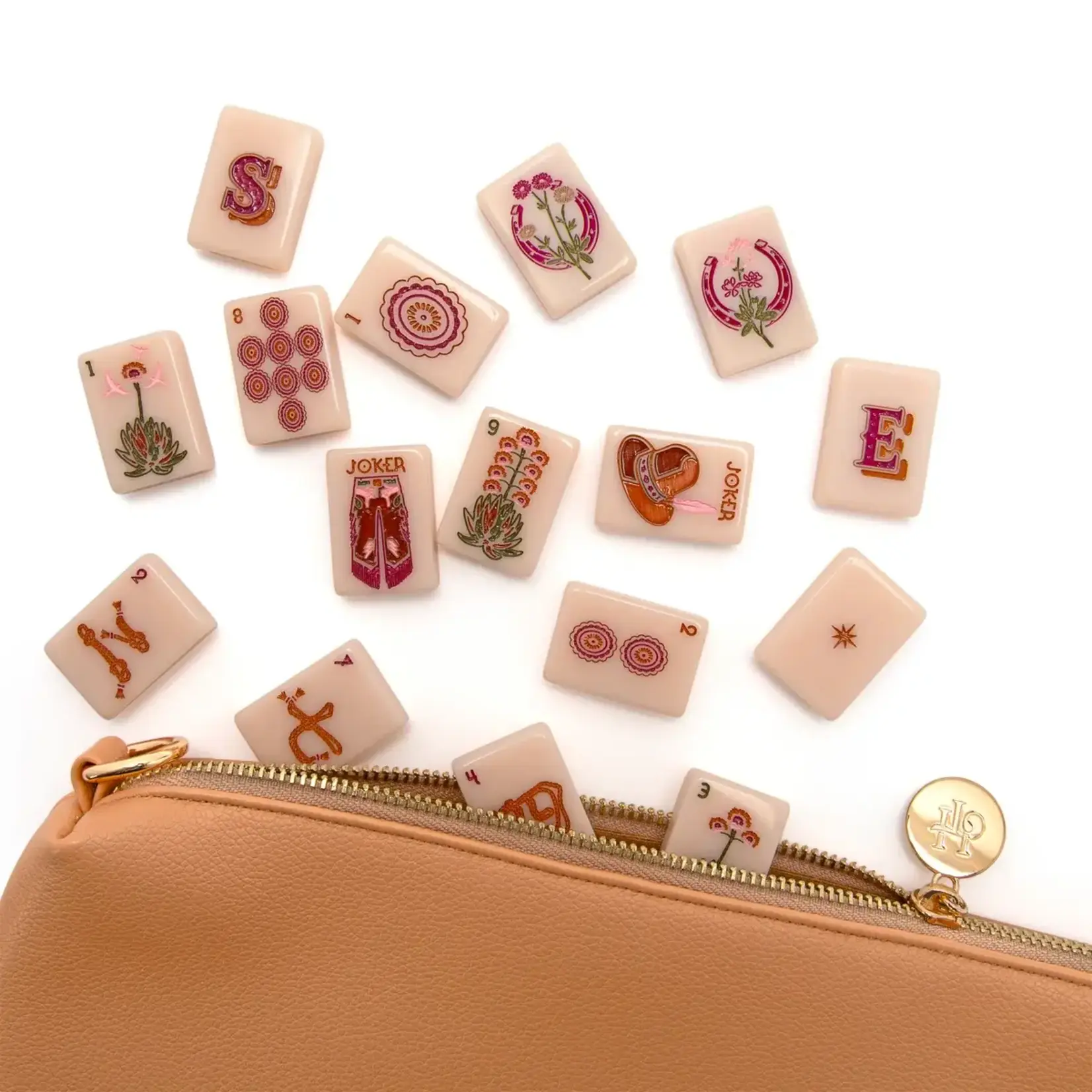 Haus of Tiles Wild Mare Desert Rose Mahjong Tile Set
