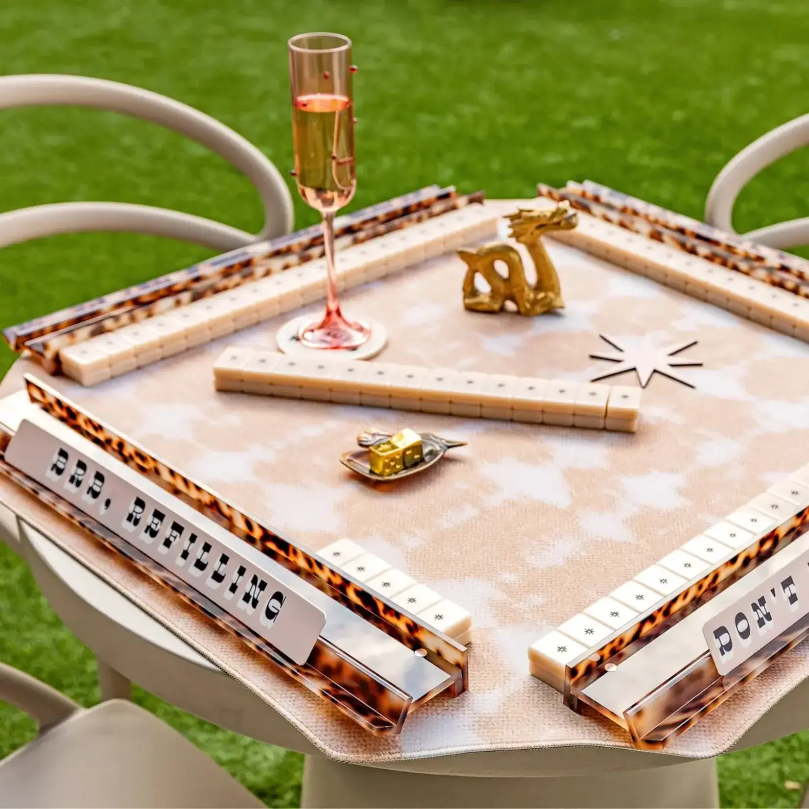 Haus of Tiles Dapplefield Mahjong Mat – Octagon