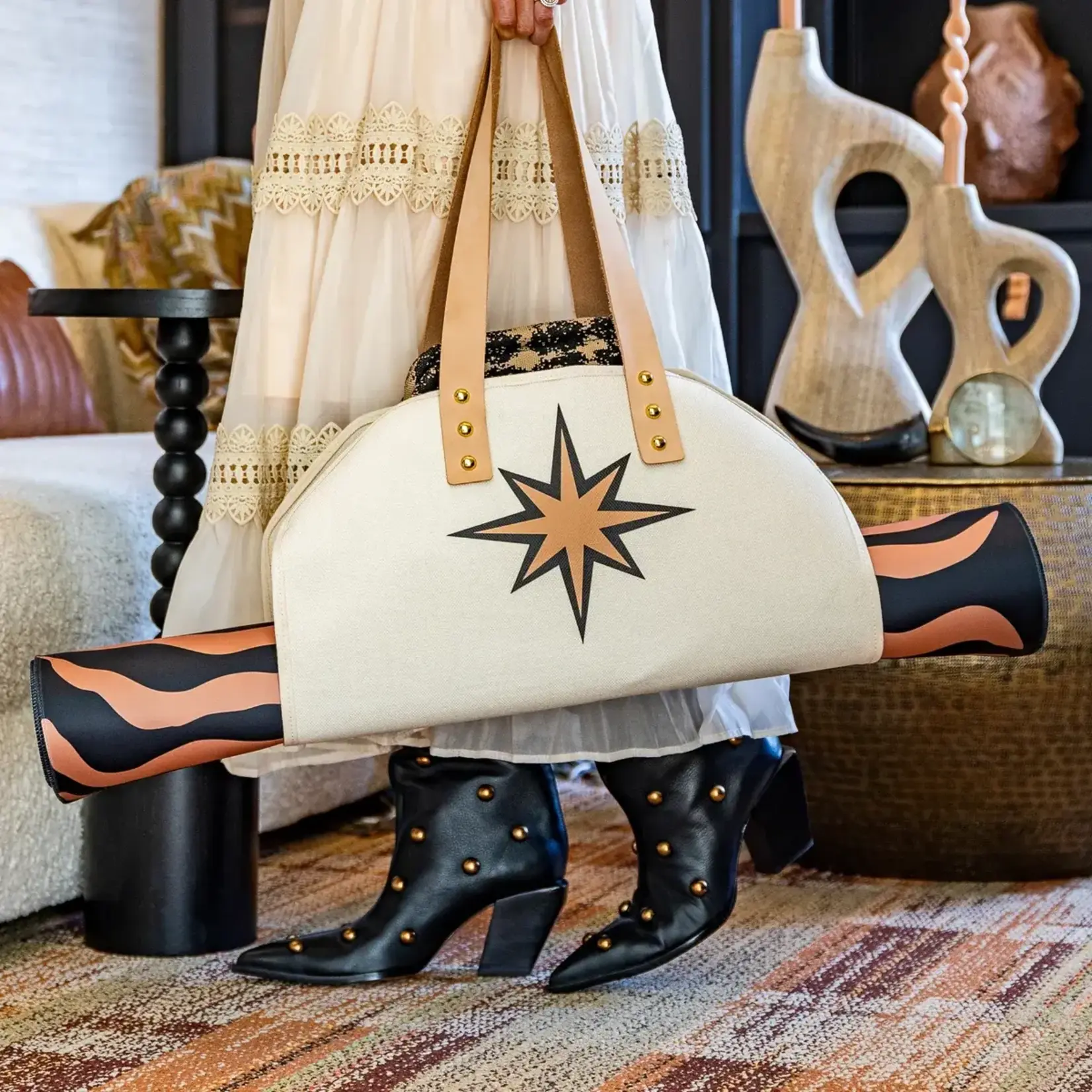 Haus of Tiles Canvas Mahjong Carryall Slim