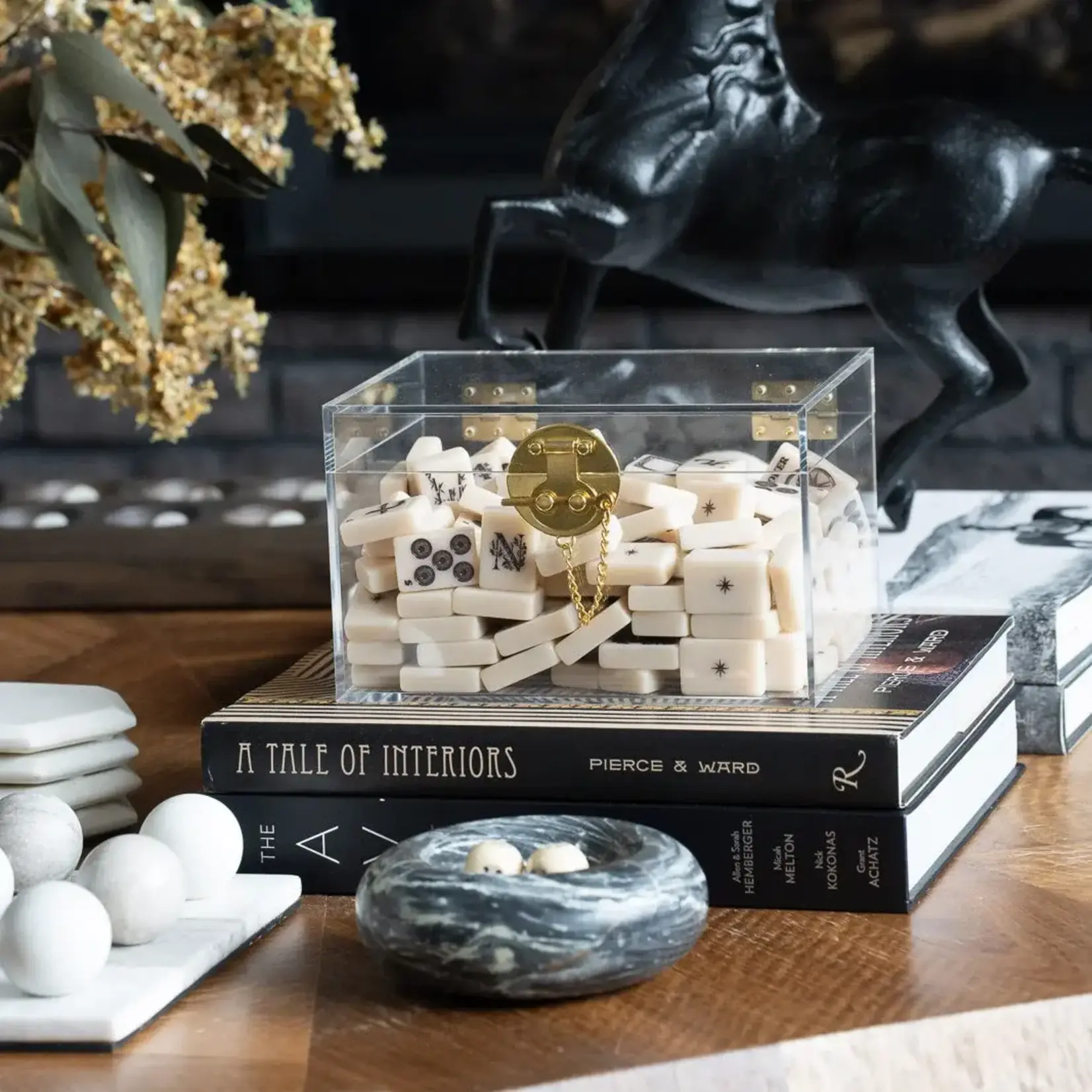 Haus of Tiles Acrylic Mahjong Display Case
