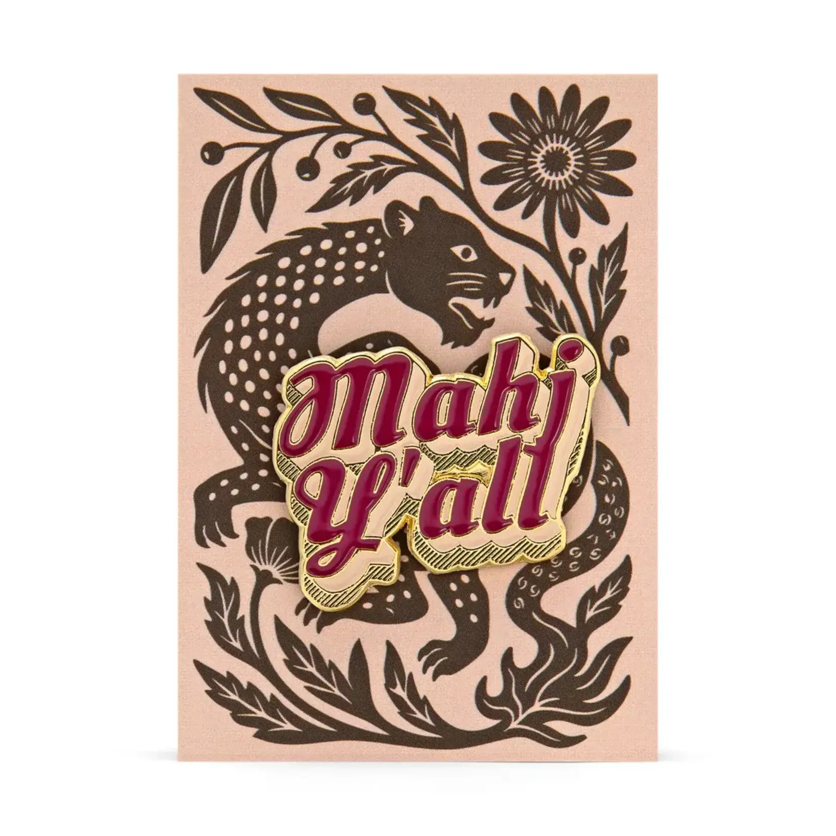 Haus of Tiles Mahj Y'all Enamel Pin