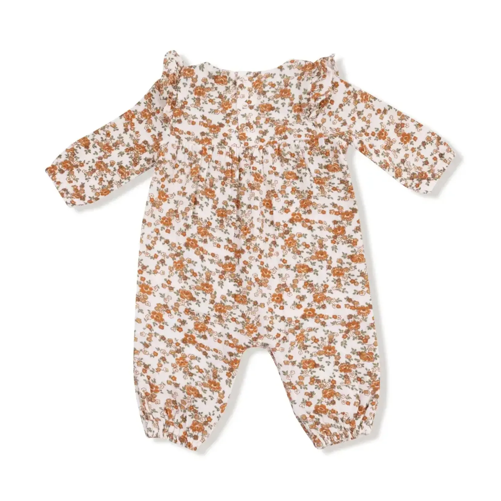 Angel Dear Prairie Calico - Ruffle Sleeve Romper