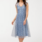 Johnny Was Izumi Dorotea Midi Mesh Dress