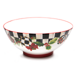 MacKenzie-Childs deck the halls serving bowl