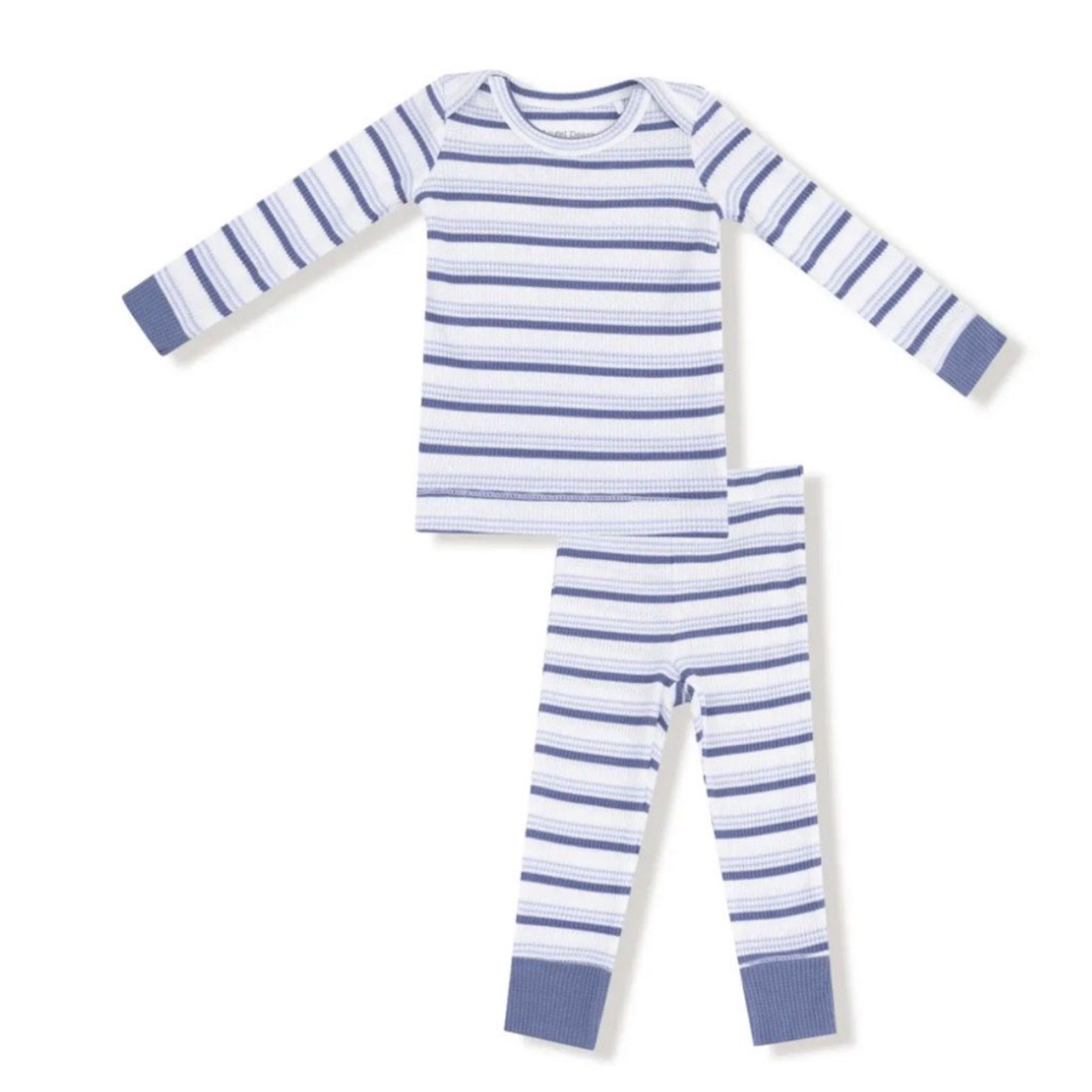 Angel Dear Vintage Stripe - Blue - L/S Loungewear Set