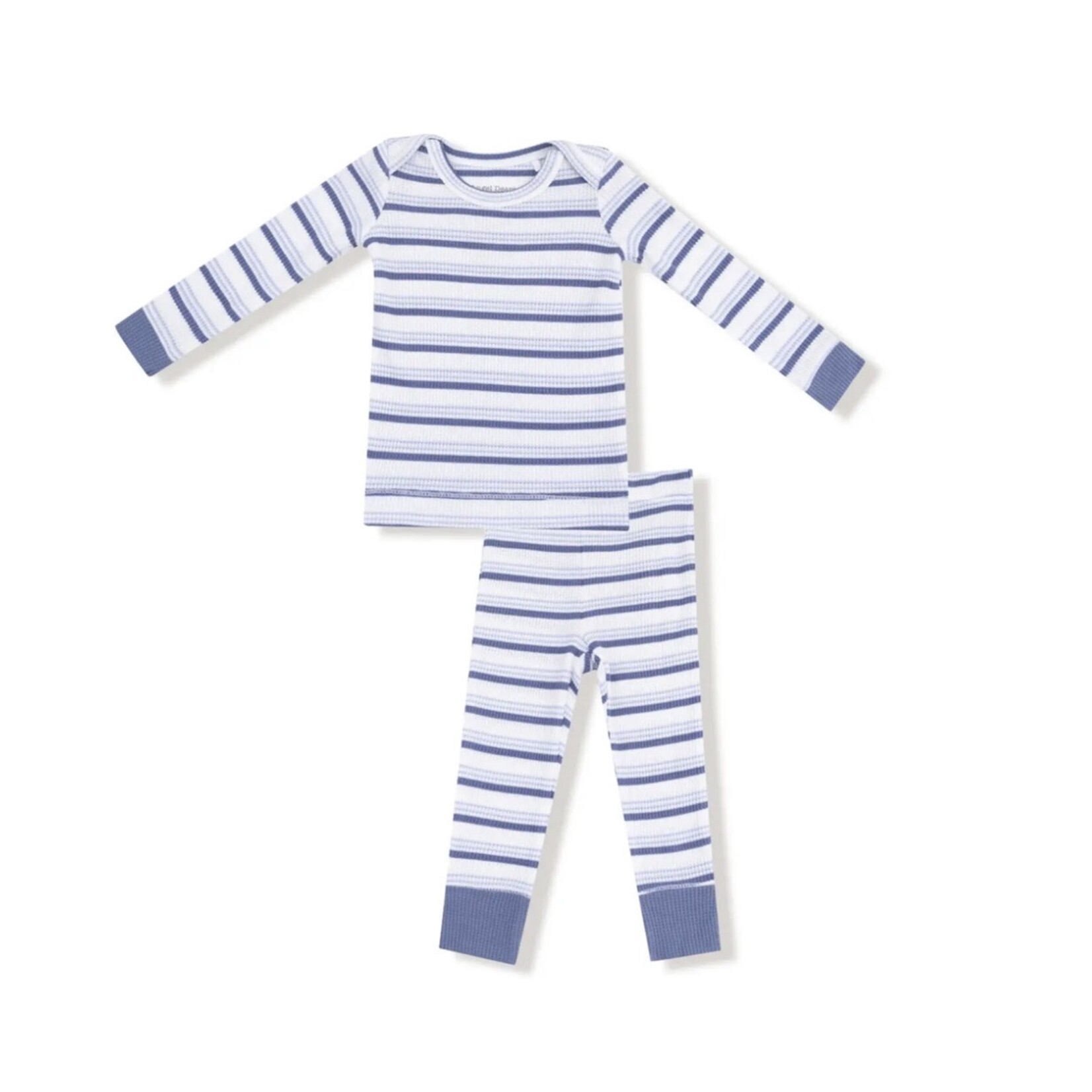 Angel Dear Vintage Stripe - Blue - L/S Loungewear Set
