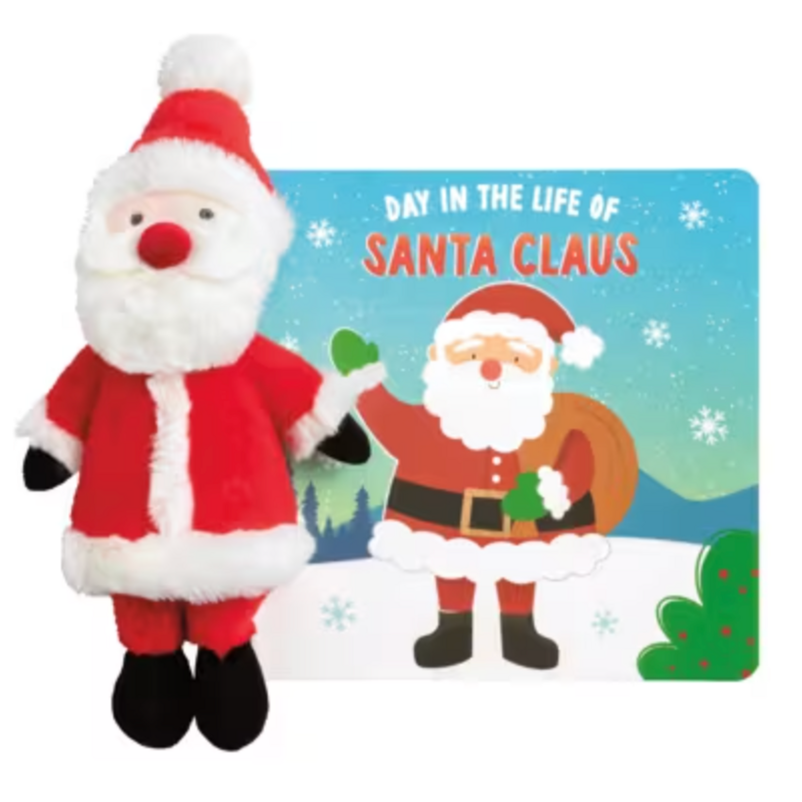 Mudpie Plush Santa Book