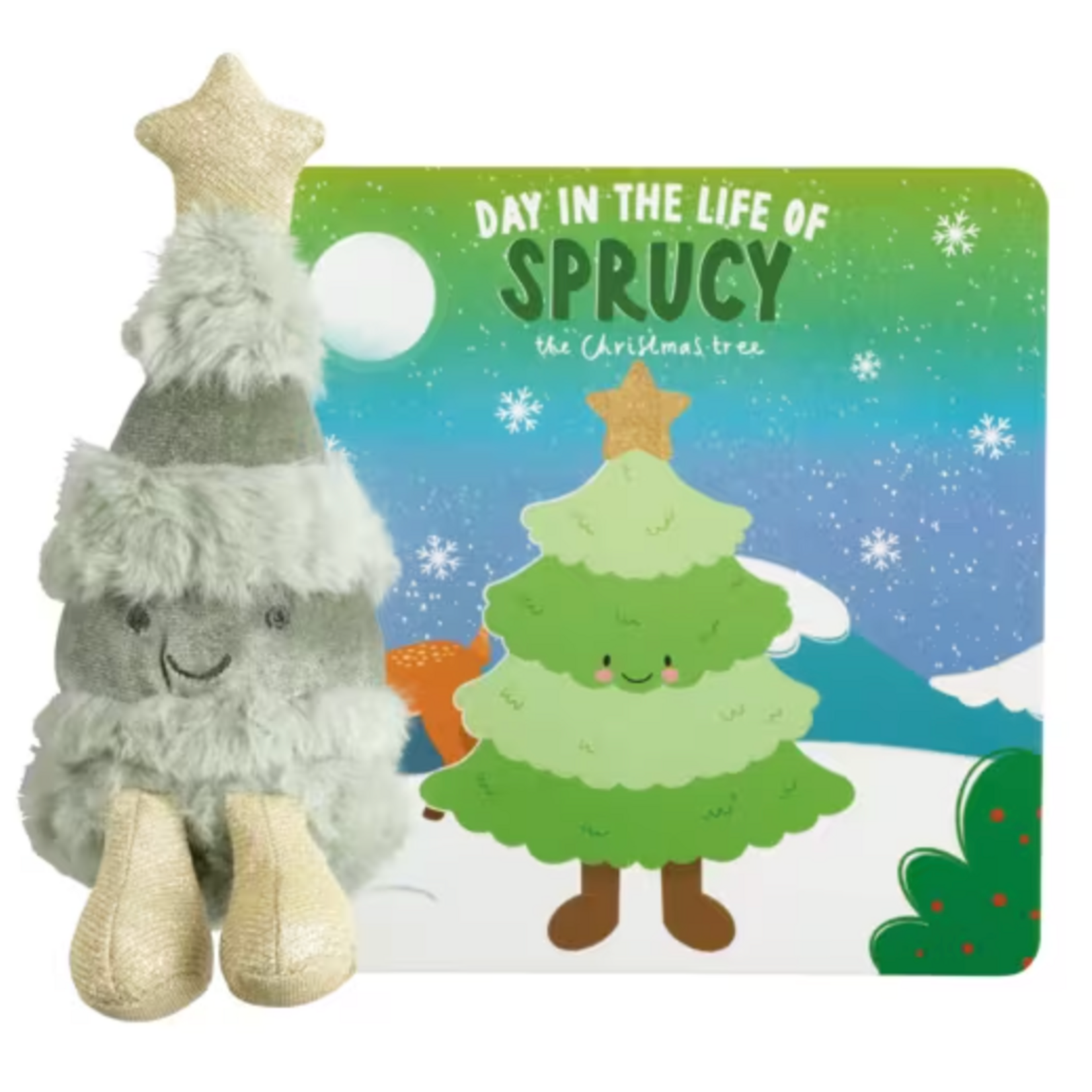 Mudpie Plush Christmas Tree Book