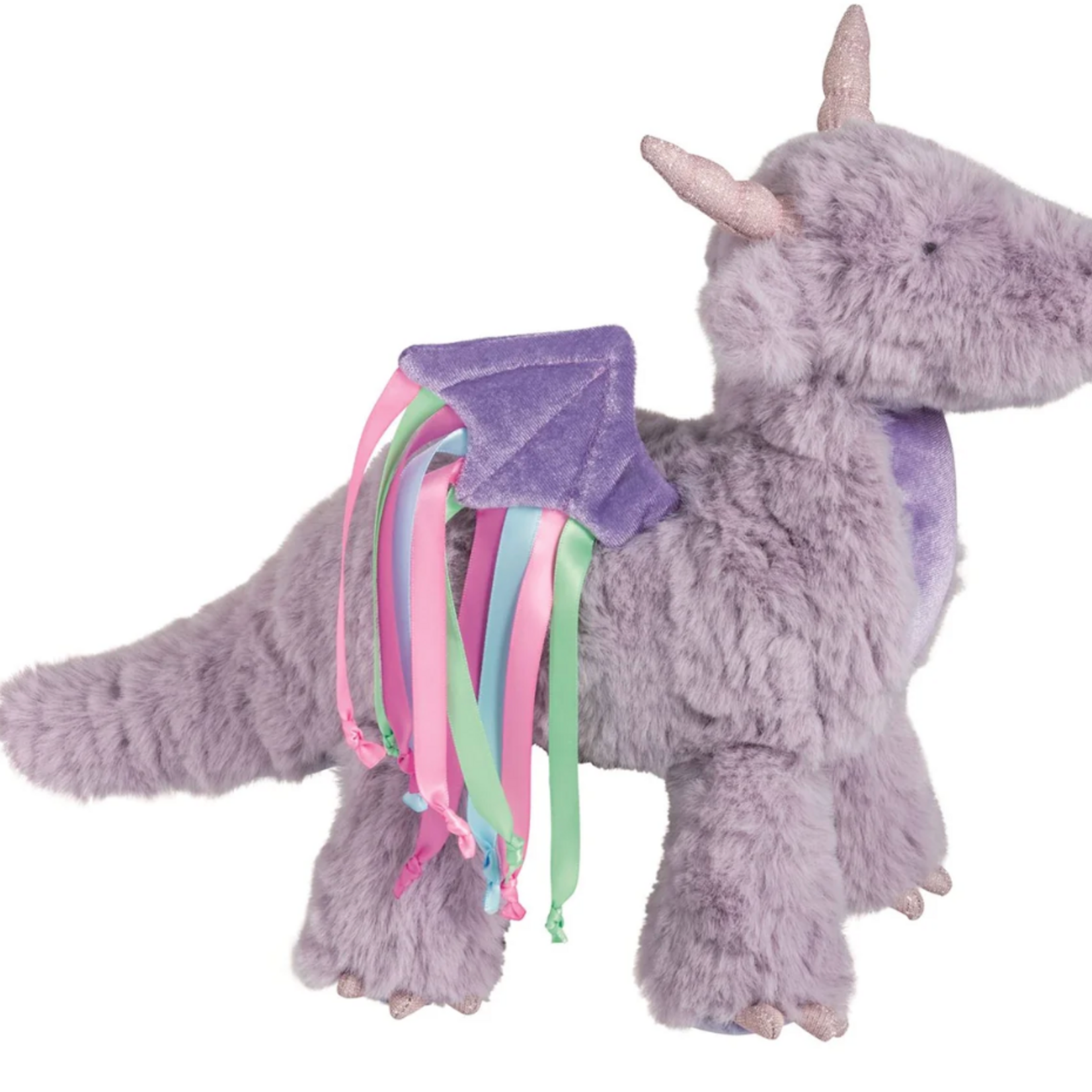 Mudpie Purple Dragon Ribbon Plush