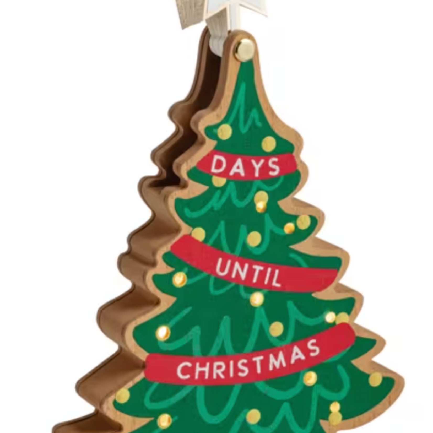 Mudpie LED Christmas Tree Countdown