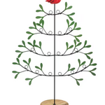 Mudpie Christmas Tree Cardinal Card Holder