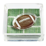 Mudpie Football Napkin Holder And Weight Set