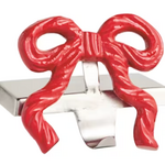 Mudpie Red Bow Stocking Holder