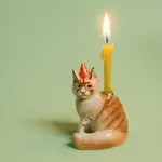 Camp Hollow Porcelain Animal Treasures Maine Coon Cat Cake Topper