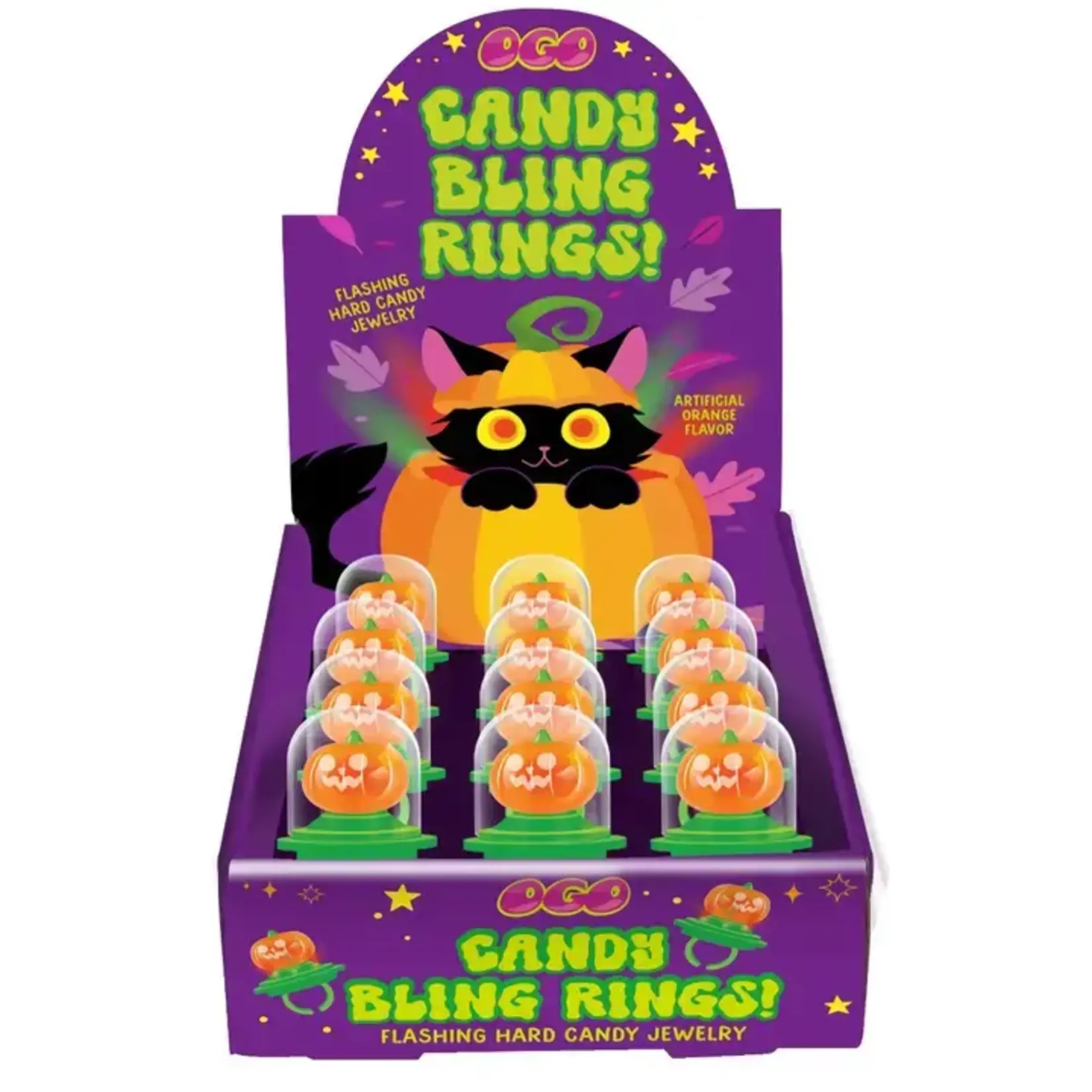 Gotta Get It Gifts Pumpkin Bling Rings