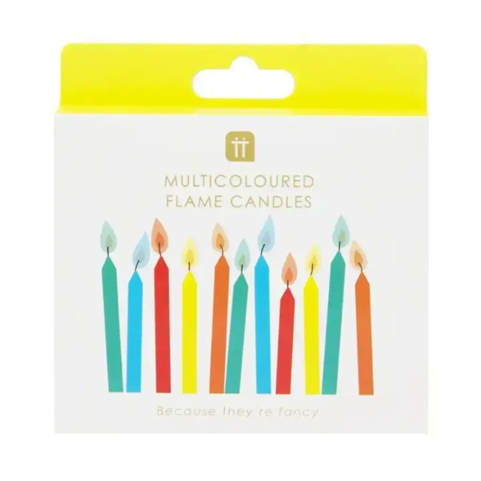 Talking Tables USA Rainbow Flame Birthday Candles - 12 Pack