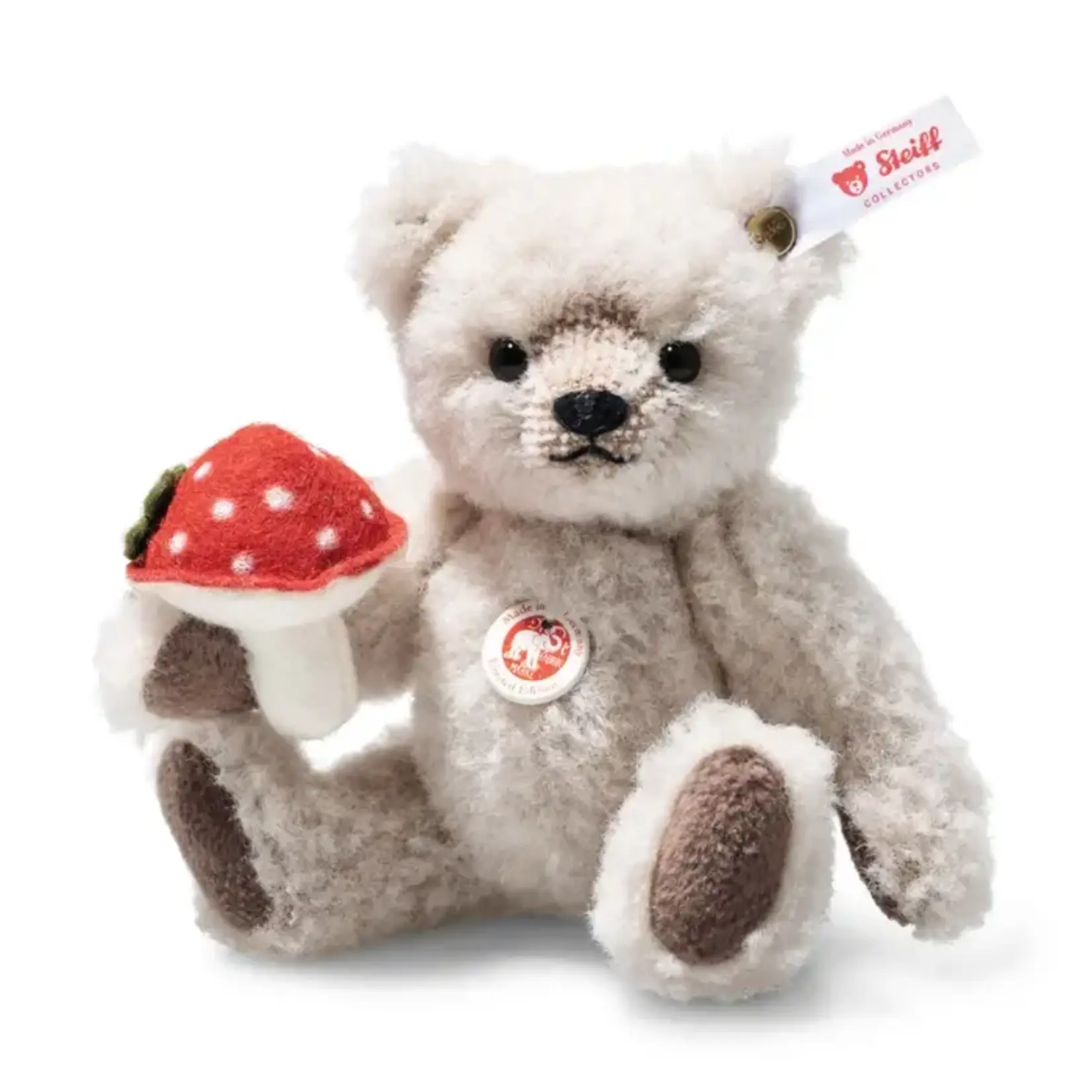 Steiff North America Mushroom Good Luck Charm