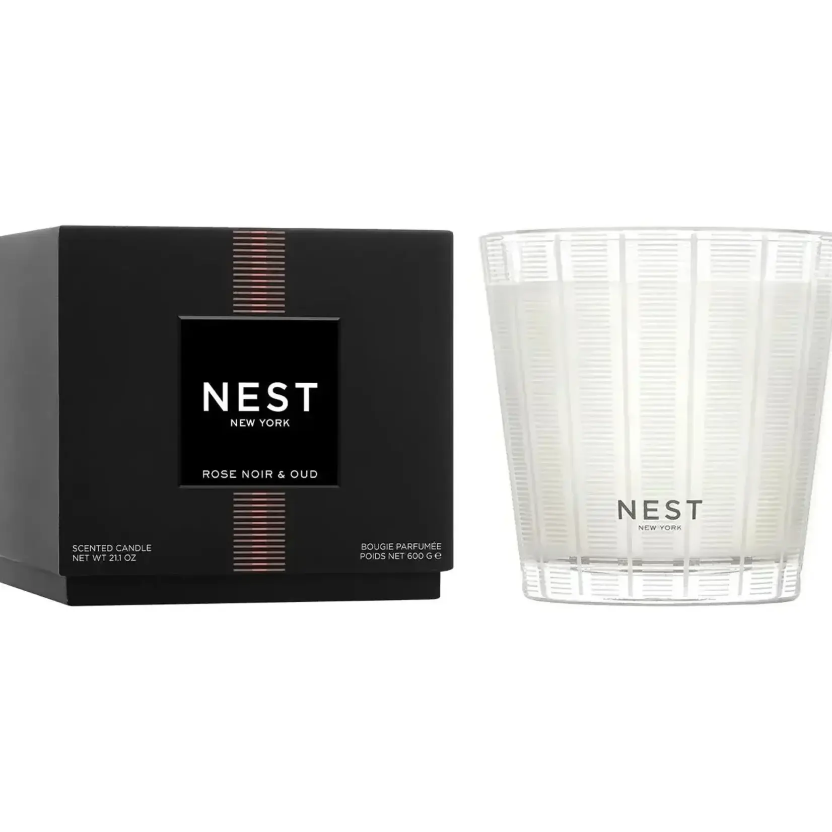 Nest Fragrances Rose Noir & Oud 3-Wick Candle