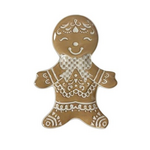 MacKenzie-Childs mocha check gingerbread spoon rest
