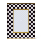 MacKenzie-Childs courtly check 4" x 6" glass frame