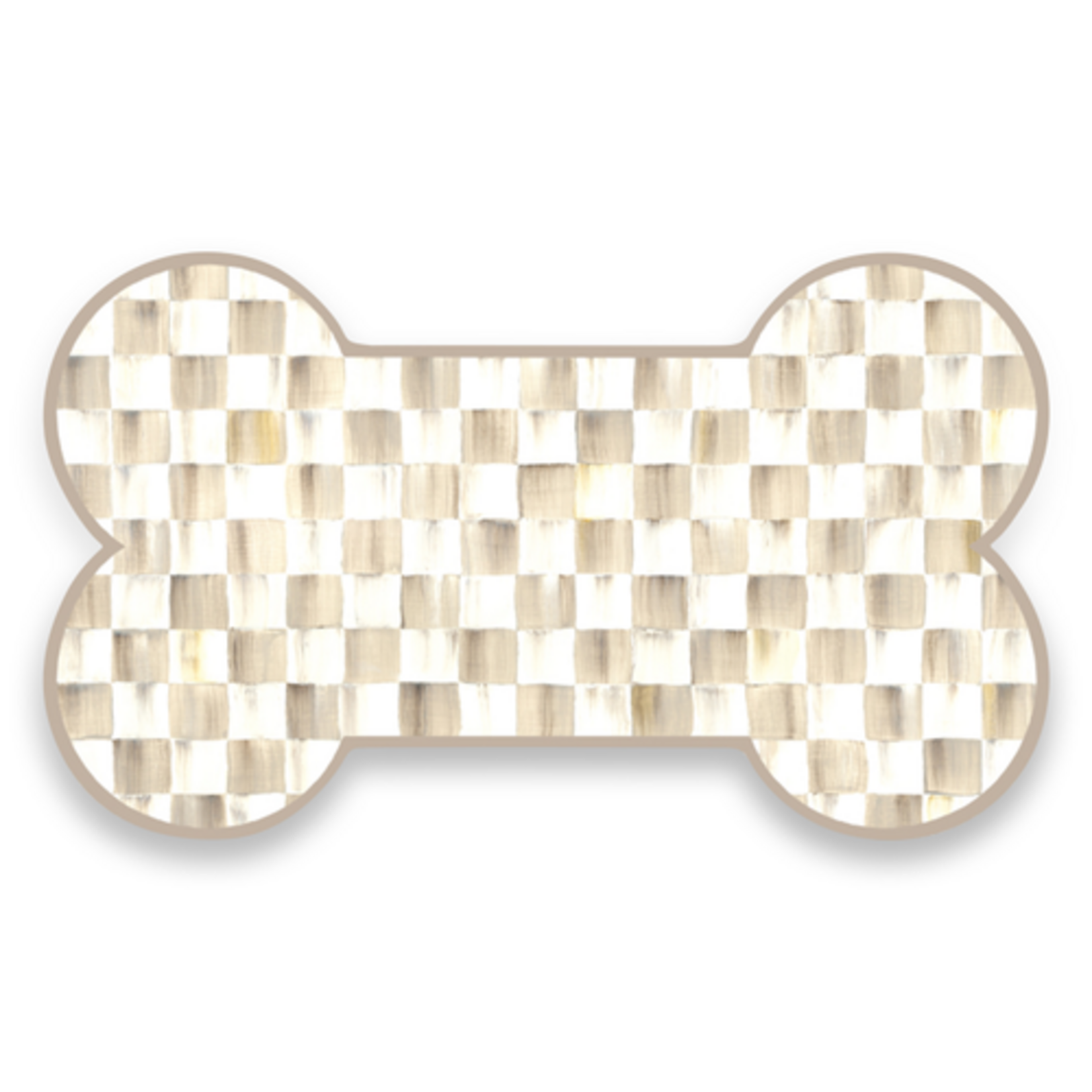 MacKenzie-Childs mocha check pup placemat
